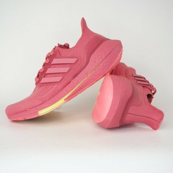 Adidas Ultraboost 21 Womens Shoes Hazy Rose Pink Workout Running - Picture 11 of 12